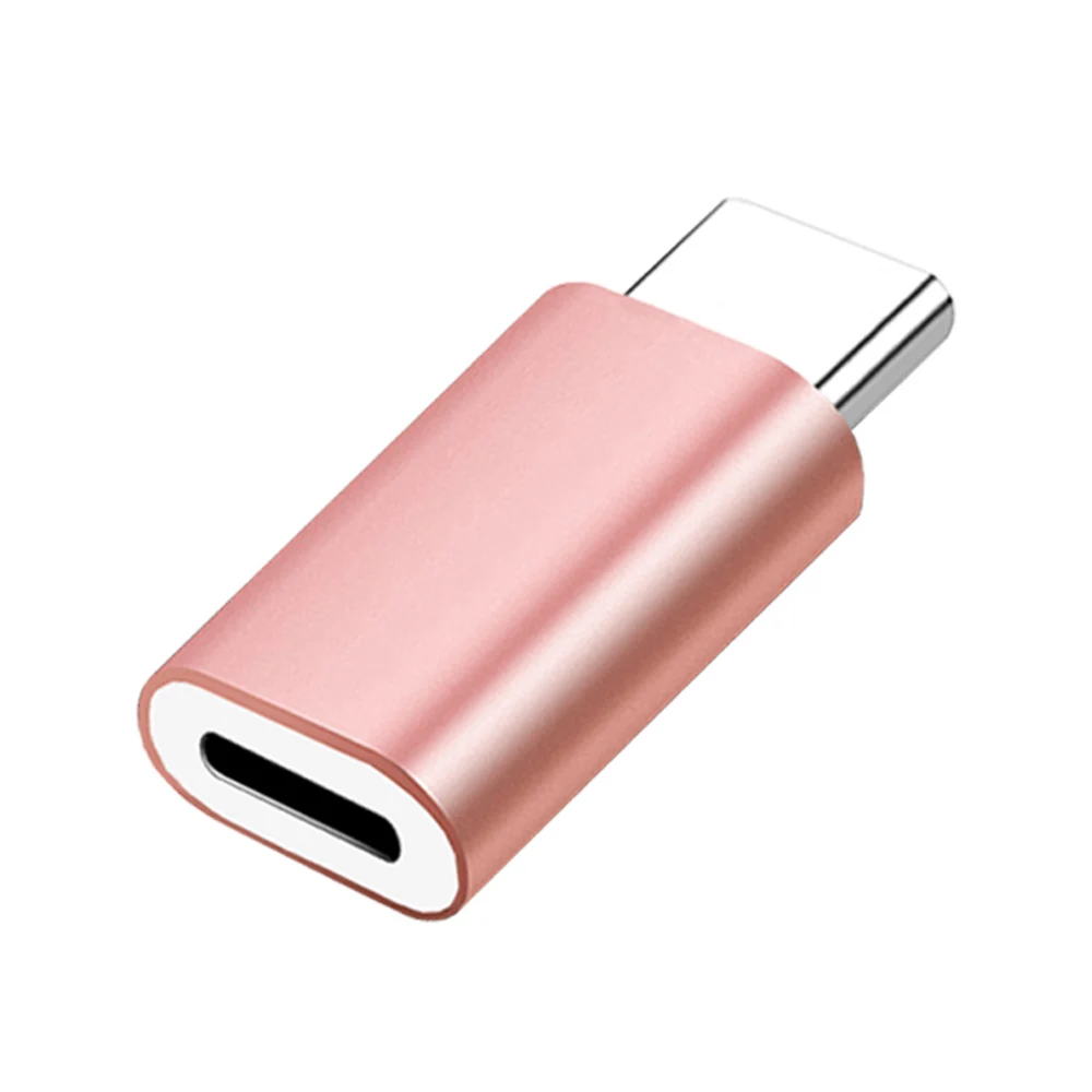 Type-c Otg адаптер Micro Usb-type c зарядное устройство разъемы для samsung Galaxy S8 S9 Plus Note 8 9 Leeco type c к Usb-c кабель usbc - Цвет: Powder gold