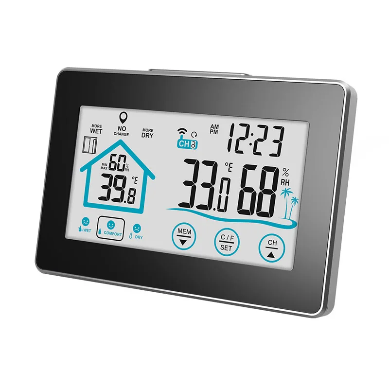 

Hot Wireless Weather Station with Forecast Temperature Humidity Snooze Thermometer Hygrometer Clock @LS JY06