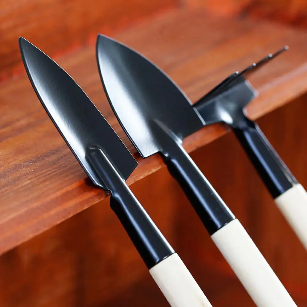 Лопатка с деревянной ручкой 3 шт.|garden rake|gardening tools rakegarden |