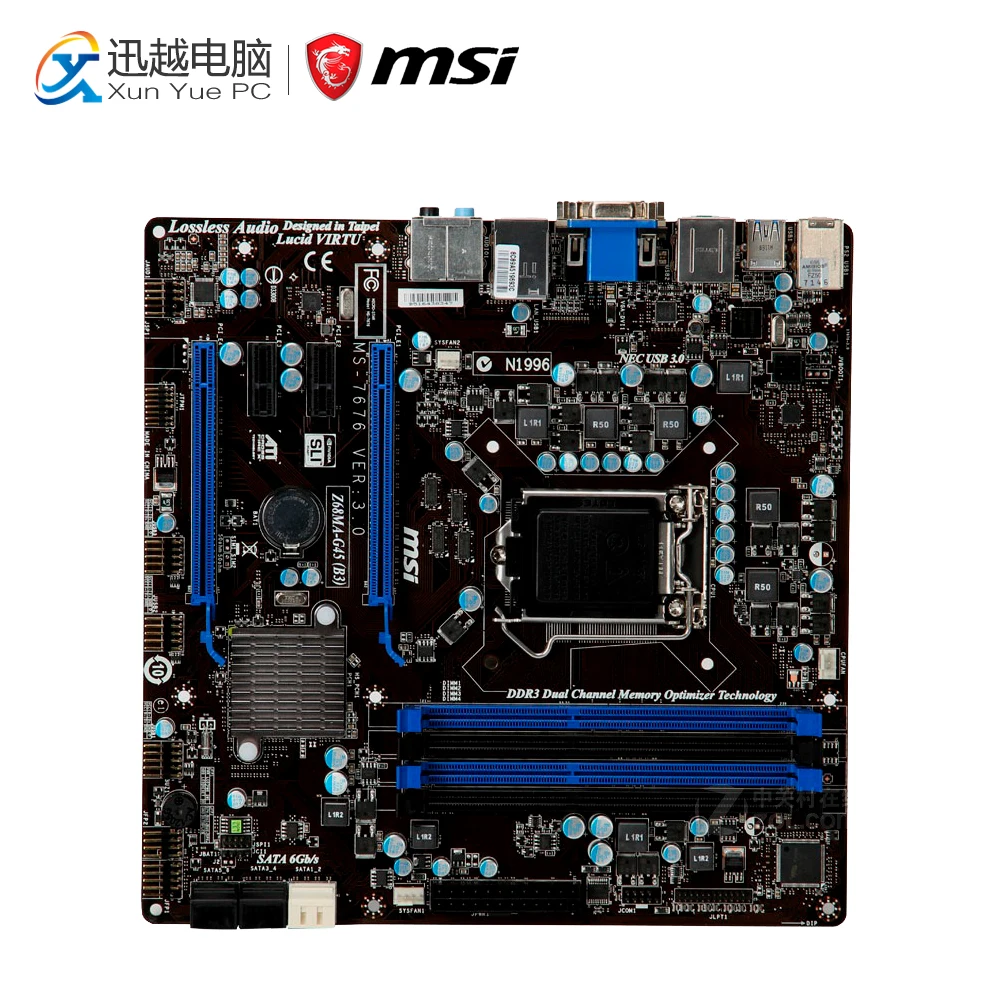 

MSI Z68MA-G45(B3) Desktop Motherboard Z68 Socket LGA 1155 i3 i5 i7 DDR3 Micro-ATX On Sale