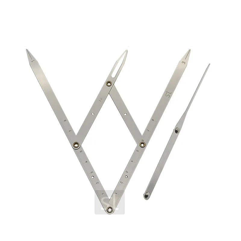 

Stainless steel Golden Ratio CALIPERS Eyebrow Microblading Permanent Makeup Measure Tool Mean Golden Eyebrow DIVIDER