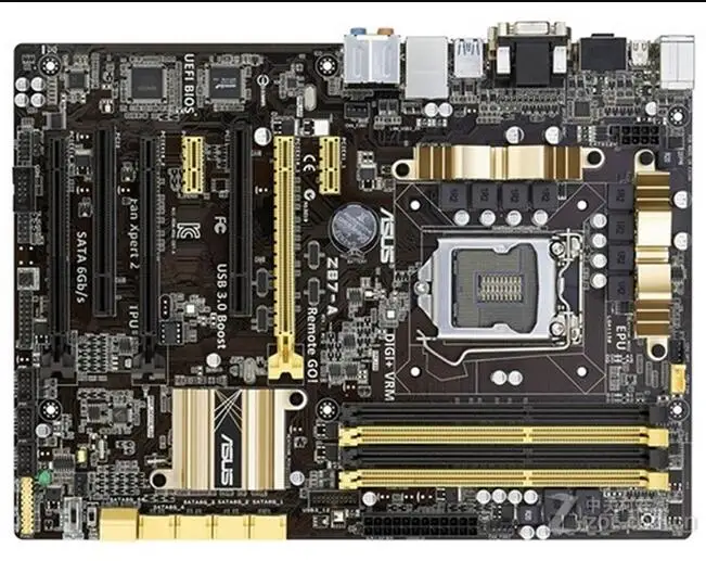 

Asus Z87-A Desktop Motherboard Z87 Socket LGA 1150 i7 i5 i3 DDR3 32G
