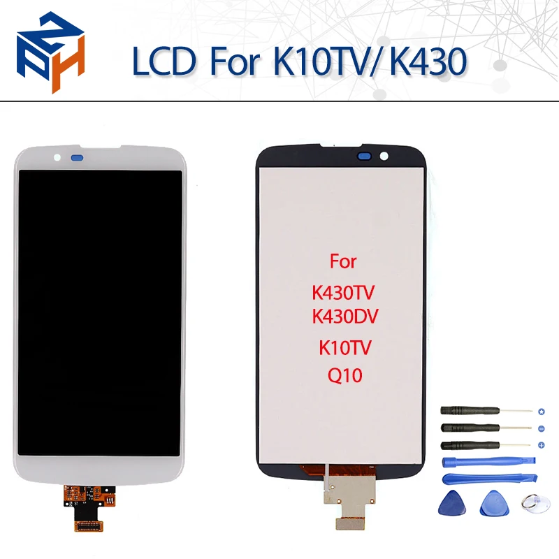 

For LG K430dsY K430DS K10TV Q10 K430TV LCD Touch Screen Digitizer Assembly Replacement for LG K10 LTE K430 K420N K410 Display