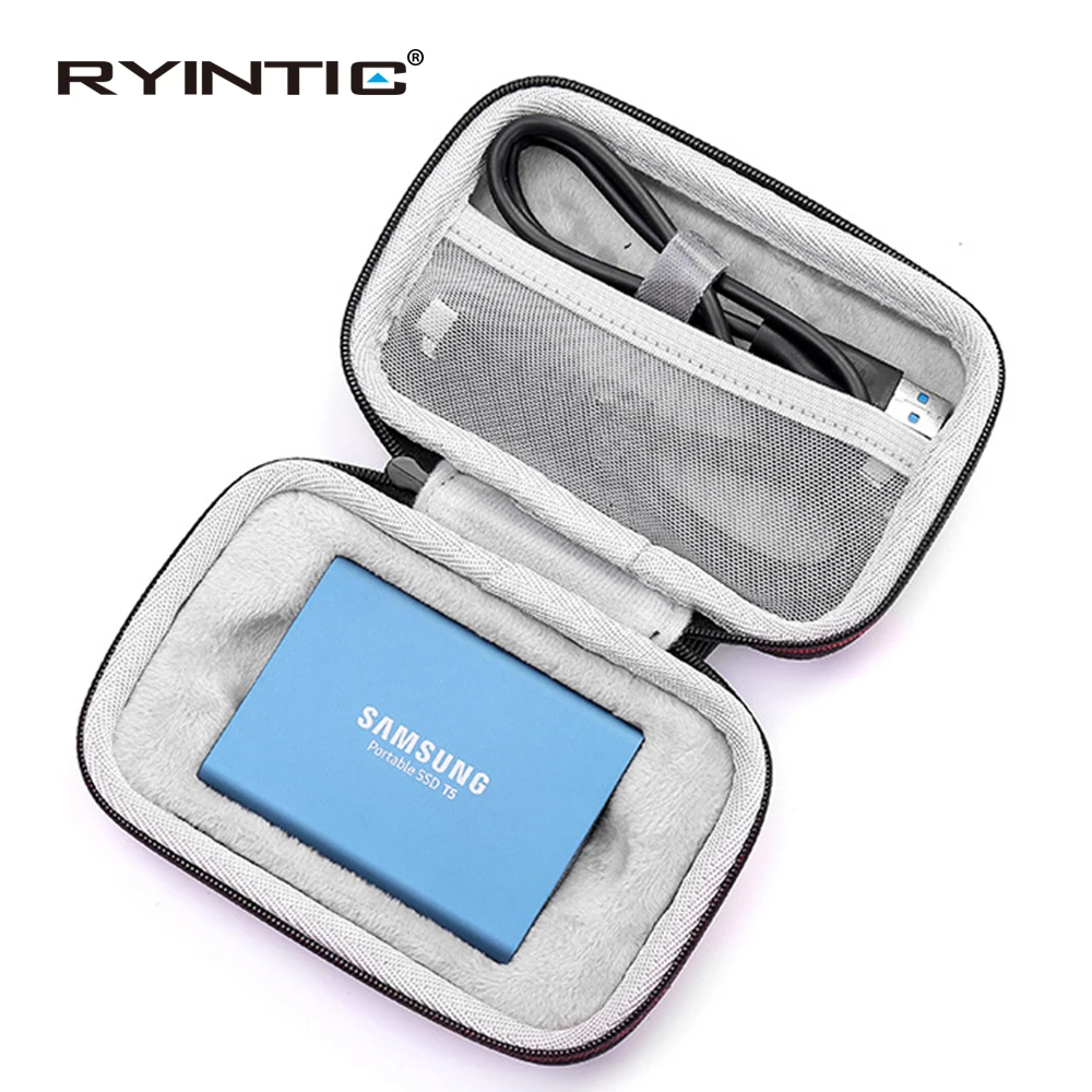 

2019 EVA Carrying Storage Cover Case for Samsung T5/T3/T1 Portable 250GB 500GB 1TB 2TB SSD USB 3.0 External Solid State Drives