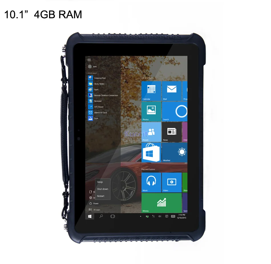 Оригинальный прочный водонепроницаемый Windows 10 планшетный ПК Смартфон Intel Quad Core 1