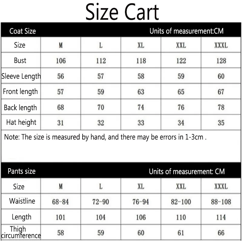 Size cart