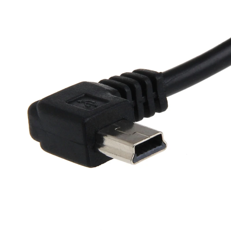 Новый 3 5 м черный DC 5V 2.1A мини USB Автомобильное зарядное устройство адаптер кабель