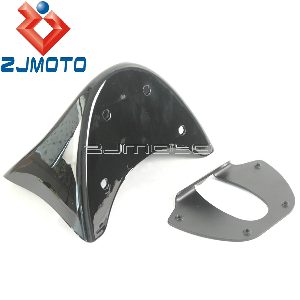 Передний спойлер для подбородка Harley Dyna 2006 2017 Low Rider Street Bob Fat FXD обтекатель