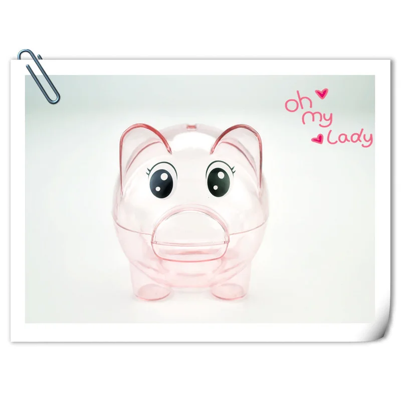 Пластиковый детский мультфильм свинья копилка|Копилки для денег| |