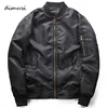 DIMUSI Bomber Jacket Men Ma-1 Flight Jacket Pilot Air Force Male Ma1 Army Green Military motorcycle Jackets Coats 6XL,TA053 ► Photo 1/5