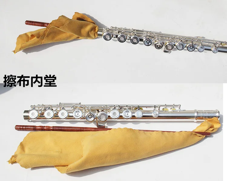 5 piezas Instrumentos de viento de madera Flautas Palos Flautas Limpieza varilla palo 35,9 cm Accesorios