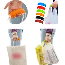 Candy Color Silica Gel Practical Hooks Hand Shopping Labor Saving Bag Lifter Vegetable Extracter Practical Tools Wholesale S#10