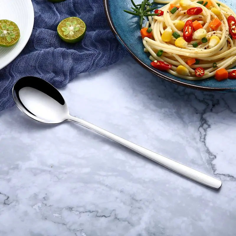 Colored spoon 1 шт Череп Тип ложка для льда Кофе сахара ложка для перемешивания круглая ложечка из нержавеющей стали столовые приборы с молоком суповая ложка, кухонная посуда - Цвет: Colored spoon