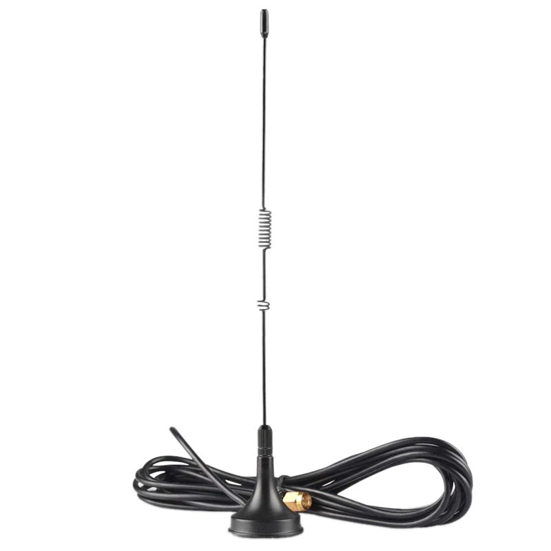 UT-106UV SMA-Male Двухдиапазонная Мобильная магнитная антенна Yaesu двухсторонние радиоприемники - Цвет: Black