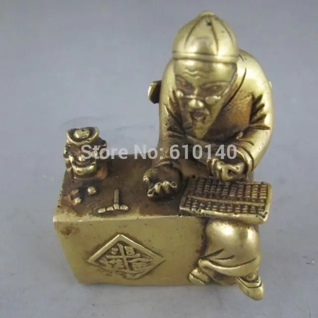 

Chinese bronze collections - Yellow Fortune Son Statue