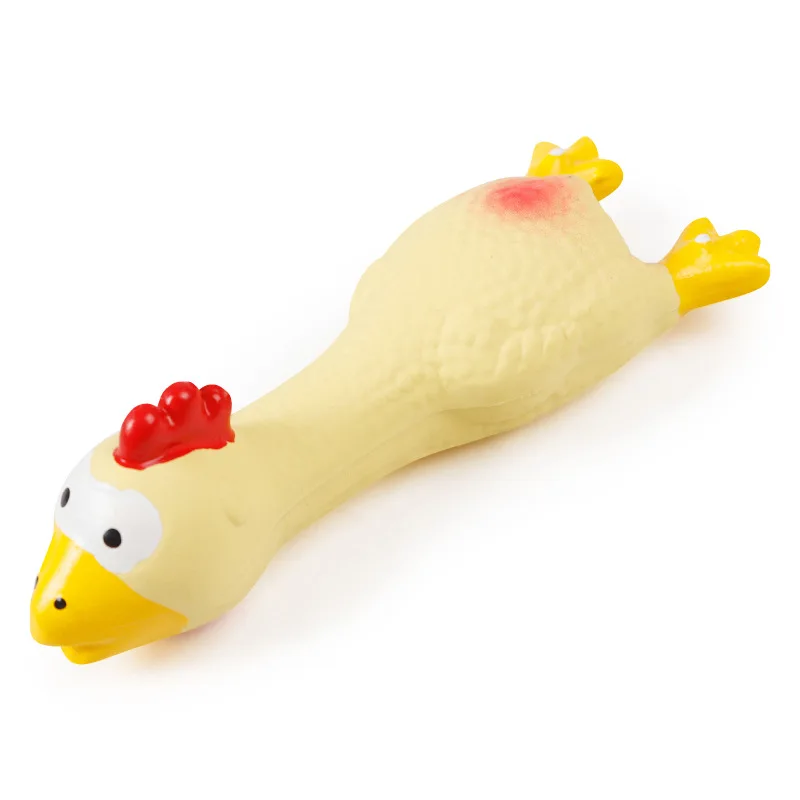 Собака игрушка кричащий цыпленок игрушки мягкий латекс игрушка-курица кричать игрушки-Жвачки для малых и больших собак для агрессивных Chewers