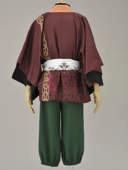 Игры аниме фильм Hakuouki Okita Souji Форма Мода Кимоно Косплэй костюм S-XL Новый