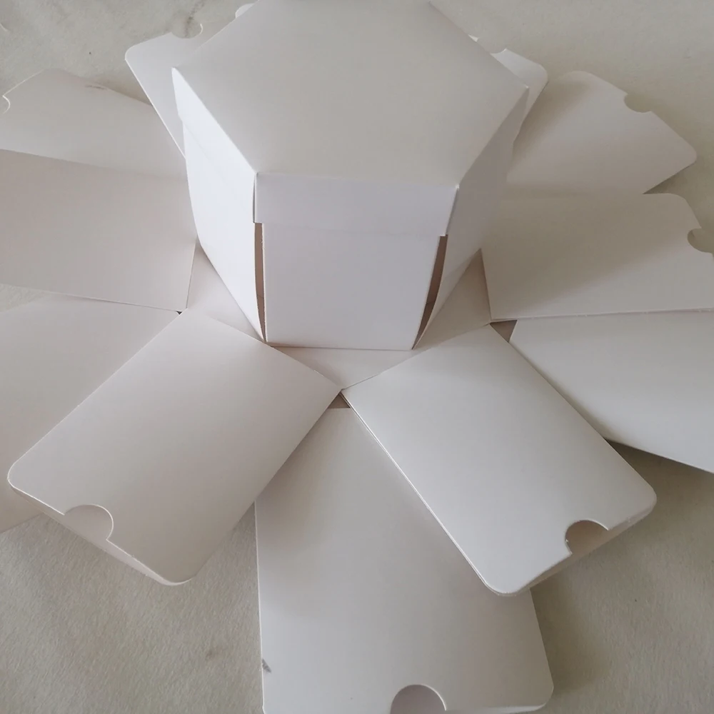 Многослойная карточка креативная Шестигранная сюрприз взрывобезопасная