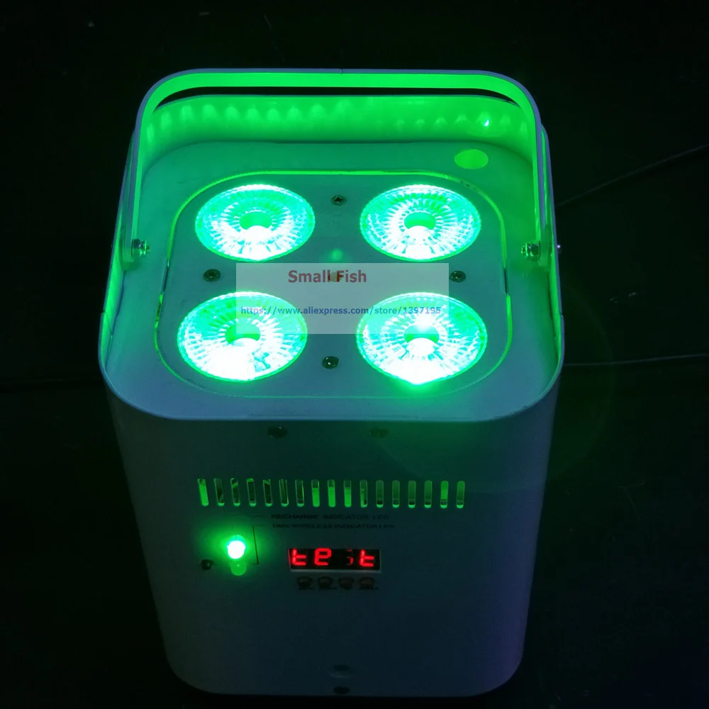 Прямая продажа с фабрики предлагают 4 блока ADJ дизайн Uplights DMX512 Батарея 4*18 Вт RGBWA-UV 6IN1 светодио дный сцены с ИК-пульт Быстрая доставка