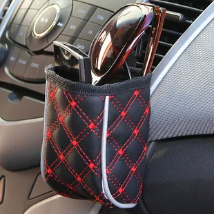 

Car Storage Bags PU Organizer Sundries Phone Snacks Cigarette Sunglass Stowing Tidying Pouch Styling