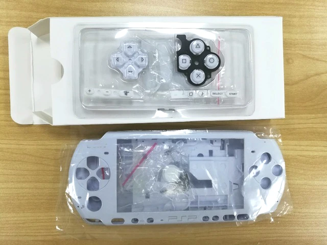 Зеленый, белый, черный цвета для psp 3000, psp 3000, корпус, старая версия, игровая консоль, замена, полный корпус, чехол с кнопками