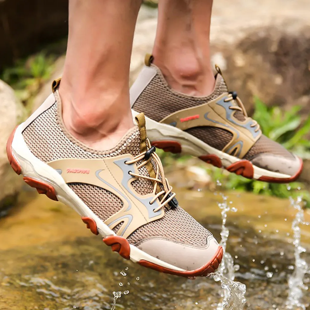 Men Casual Shoes Sneakers Hollow Summer Sandals Outdoor Beach Vacation