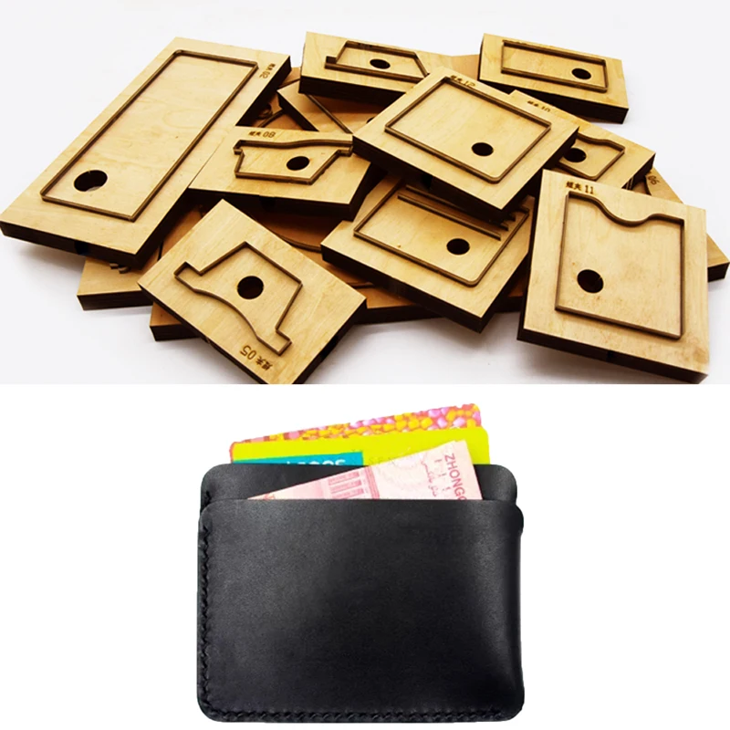 

120x80mm leather card holder die cutter knife mould hand machine punch tool set