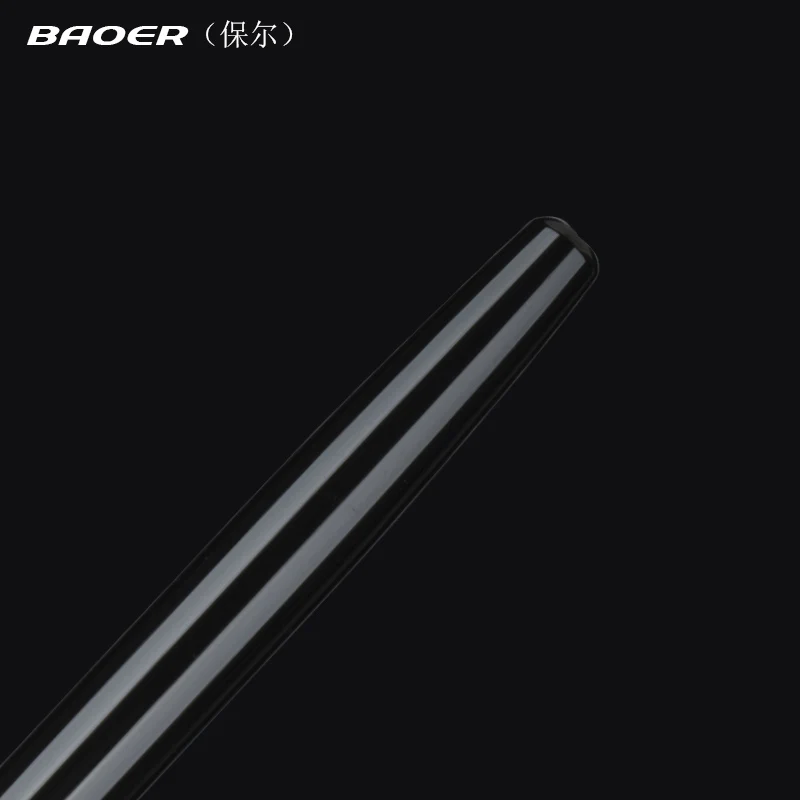 Канцелярские товары акция модная гладкая черная шариковая ручка Baoer серии 388