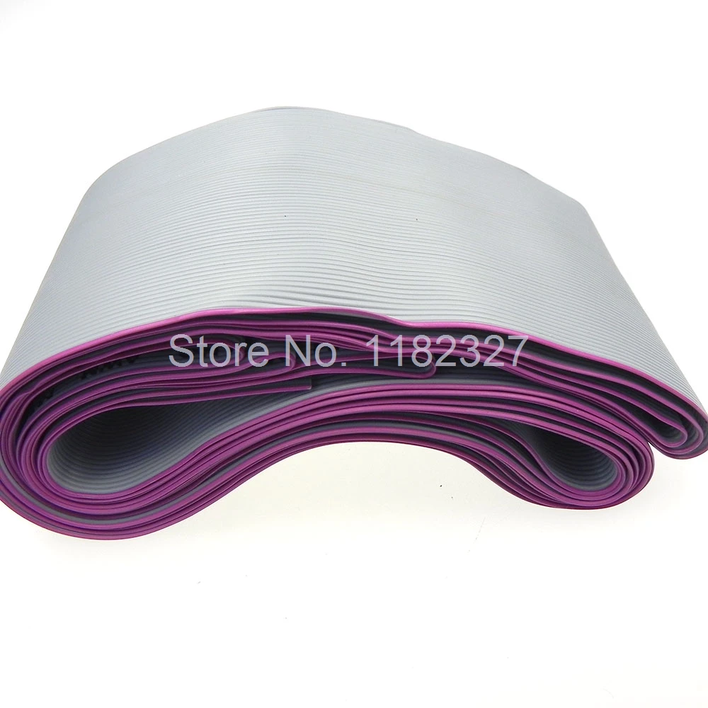 (10 meters/lot) High temperature Ribbon Cable draad Regenboog 64 P lint