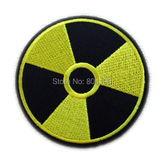 

3" RADIATION NUCLEAR ARMY MILSPEC IRON-ON SEW-ON PATCH clothes application Wholesale