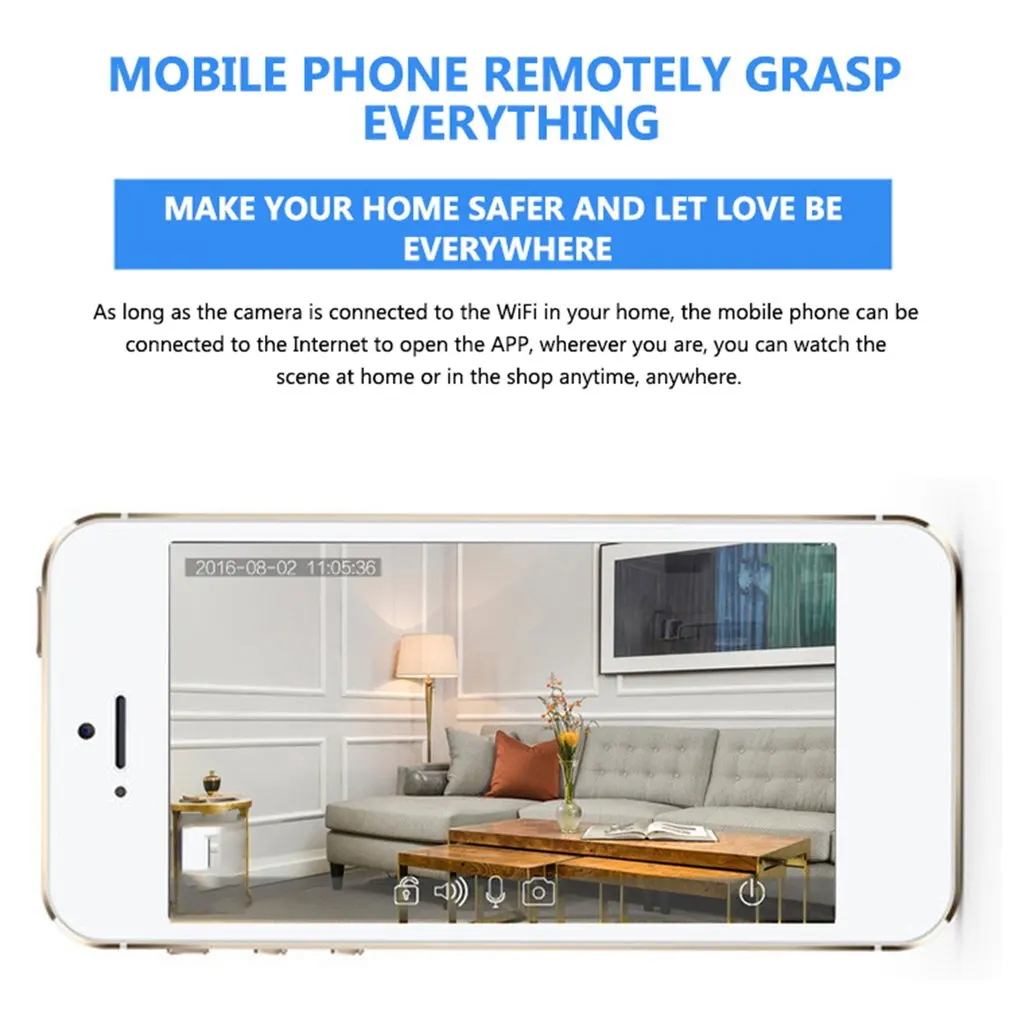 Mini Home Monitor P2P WIFI Camera 720P HD Wireless Smart Baby Camera Nigh Vision Remote Surveillance Home Security Camera