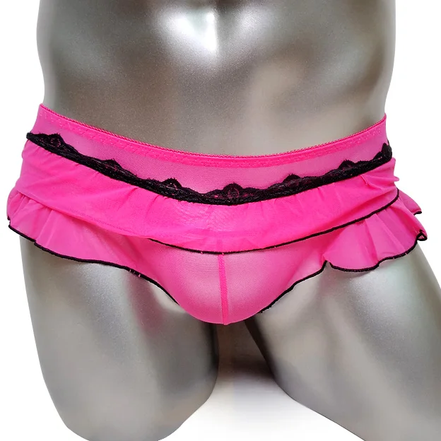 Сексуальное Wetlook прозрачное мужское кружевное платье Sissy нижнее белье для геев