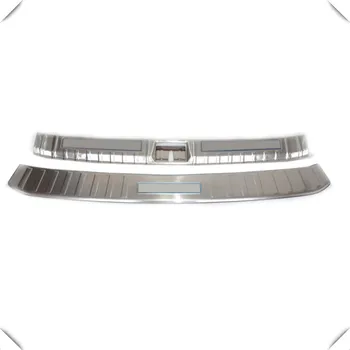 

2017 2018 For Volkswagen Passat 5-door Wagon B8 2PCS/SET Stainless Rear bumper foot plate cover Car Styling Accessories