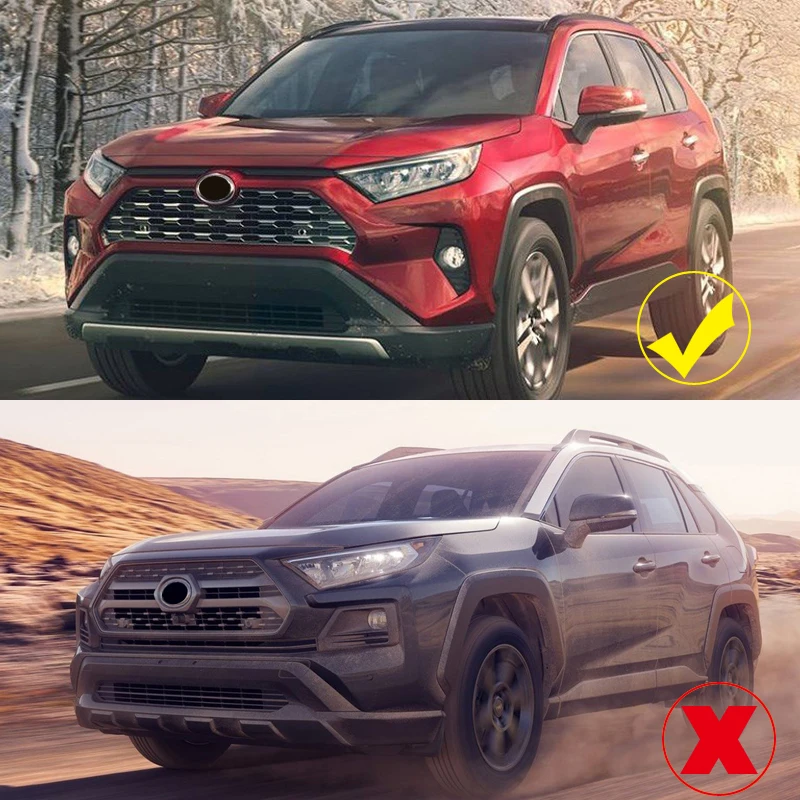 Для Toyota Rav4 решетка гриль Накладка аксессуары 1 пара передняя решетка отделка центр сетки решетка крышка