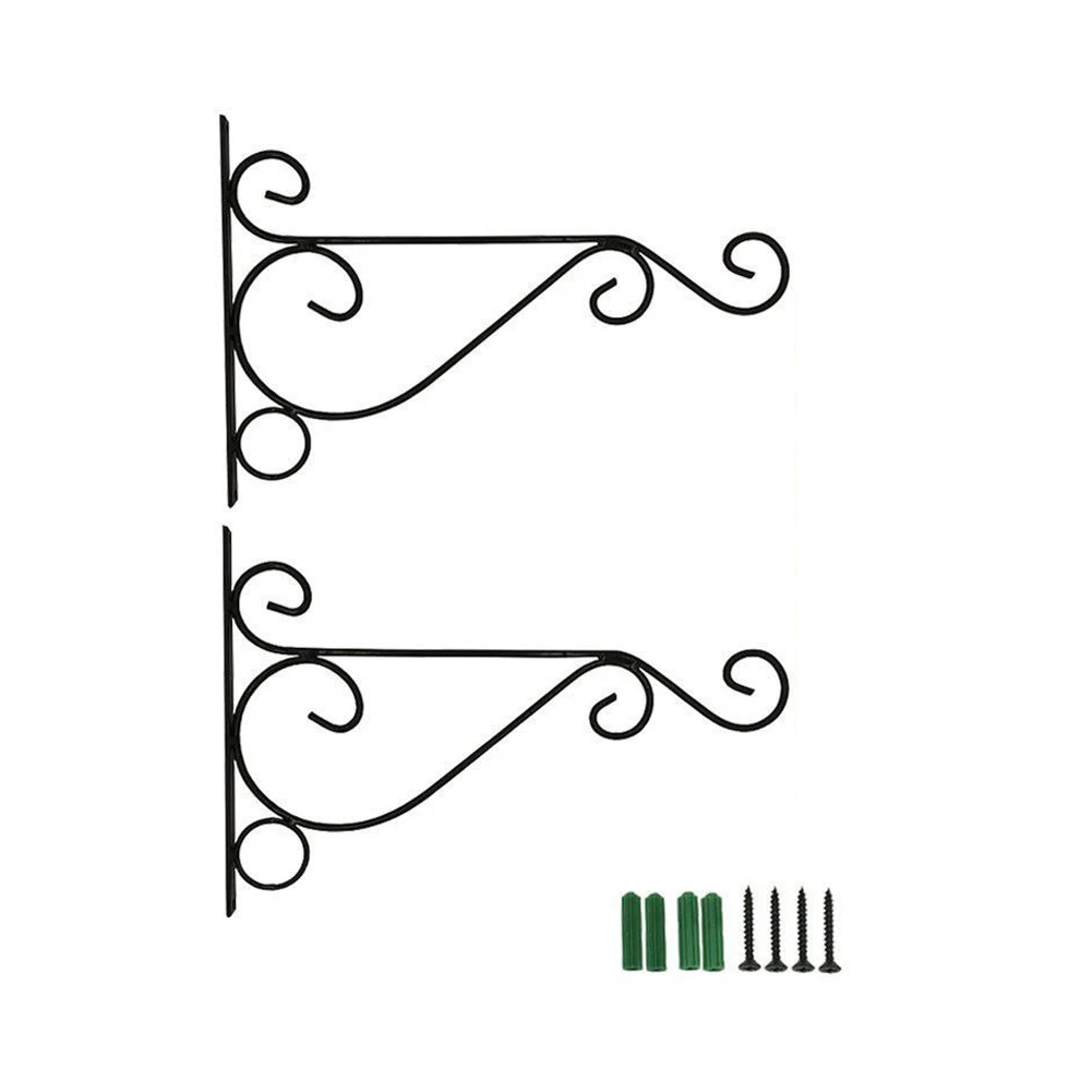 Прочный металлический Железный настенный кронштейн для крючка, винтажный держатель для растений, декоративный крючок, креативный домашний садовый декор