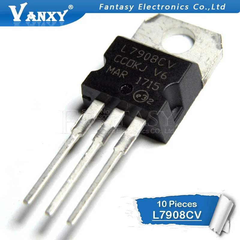 

10PCS L7908CV TO220 L7908 TO-220 7908 LM7908 MC7908 new and original IC