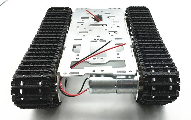 Damping balance Metal Tank Robot Chassis Aluminium alloy Platform high power Spring DIY crawler metal aluminum alloy robot tank chassis 37 motor strong power sk9