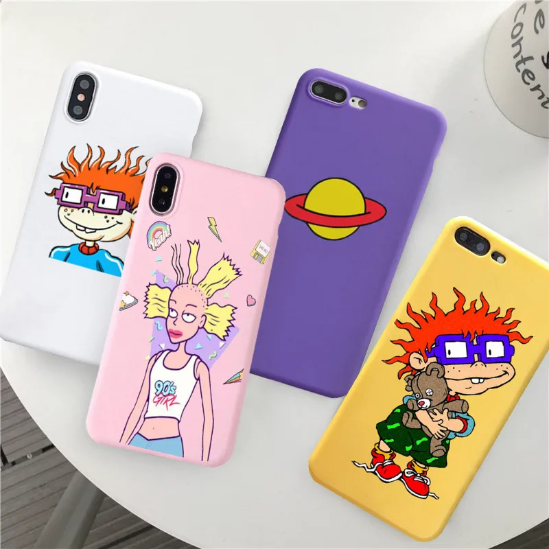 GYKZ de Rugrats Amine de caso para iPhone XS MAX XR 8X8 7 6 6 s Plus asombroso planeta funda de teléfono suave para iPhone 8 Coque GYKZ de Rugrats Amine de caso para iPhone XS MAX XR 8X8 7 6 6 s Plus asombroso planeta funda de teléfono suave para iPhone 8 Coque