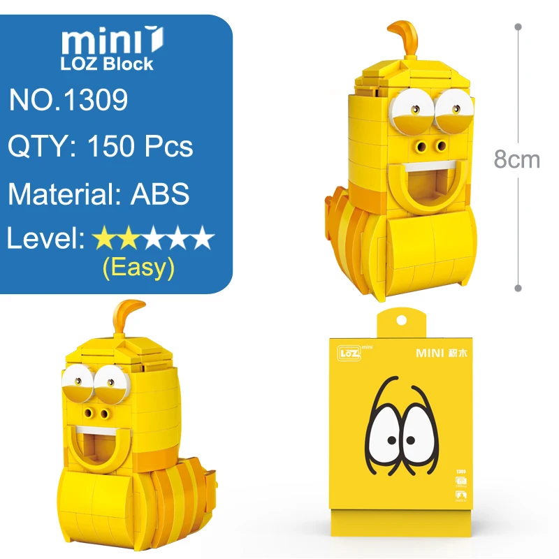 LOZ Larva Toy мультфильм фигурка персонажа мини блоки Корея Офис ТВ для детей 8 лет