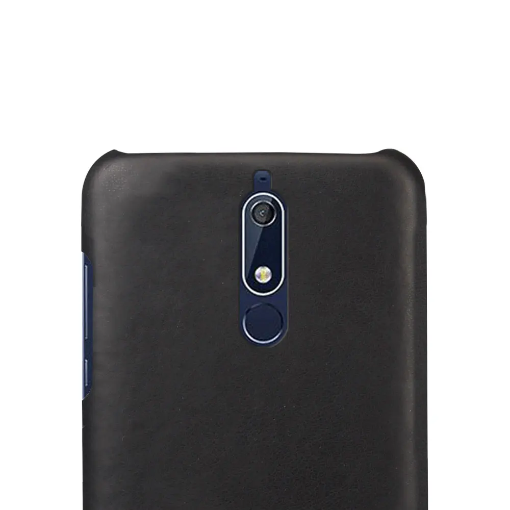 For Nokia 5.1 Case 6 Colors Available Phone Cases For Nokia 5.1 Black Brown Leather Case For Nokia5.1 Back Covers Coque DropShip (6)