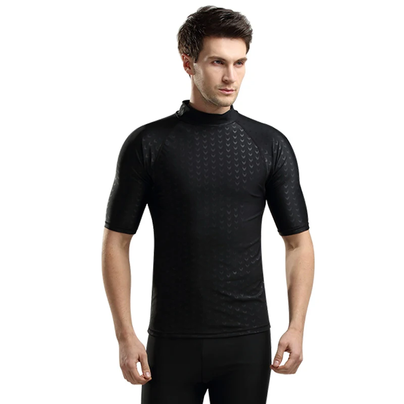 

Professional Swimwear Shark Skin Wet Suit Men Dive Shirt Sun Protection Sharkskin T-shirt for Man Surfing Top Wet Suits Windsurf