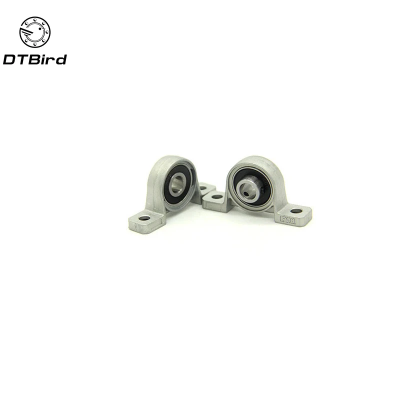 

2Pcs Zinc Alloy Diameter 8mm Bore Ball Bearing Pillow Block Mounted Support KP08