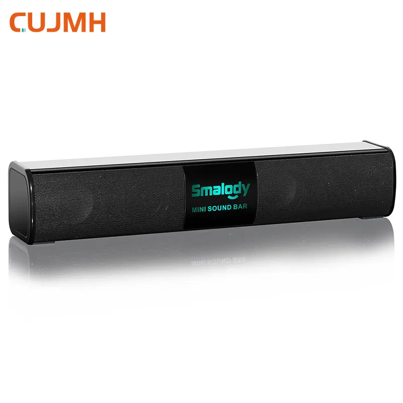 

CUJMH Wireless Bluetooth Speaker Portable Speaker 10W Led Light Stereo Mini Soundbar Music Player AUX TF Card Slot Hands-free