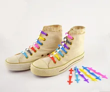 12 pieces a pack Novelty Unisex Women Men No Tie Shoelaces Elastic Silicone Shoe Lace All Sneakers Fit Strap Athletic Running