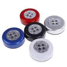 4 светодиодный настенный светильник, кухонный шкаф, освещение для шкафа, стикер, Сенсорная лампа, лампы для дома, декоративный практичный светильник, s Touch лампы