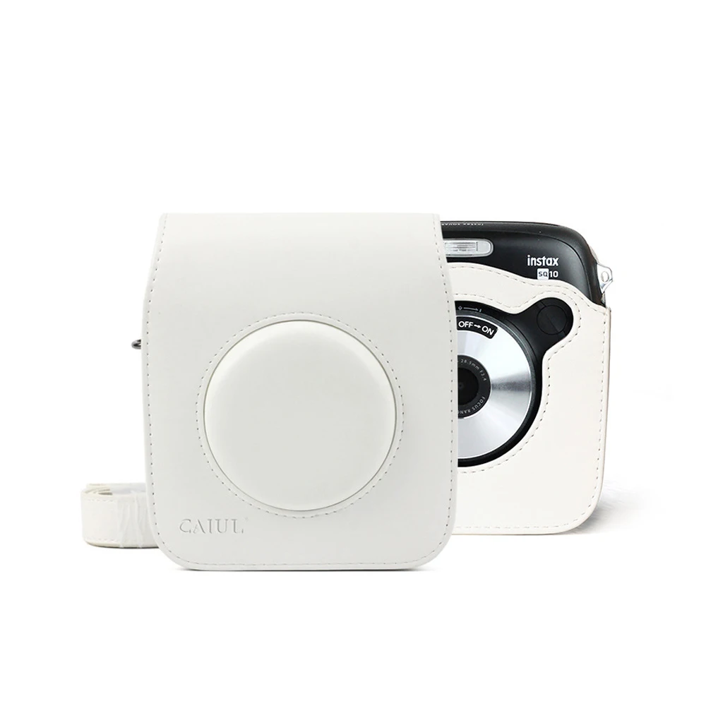 Сумка из искусственной кожи для камеры Instax Spuare SQ10/SQ20, Винтажный чехол с плечевым ремнем, защитный чехол для камеры