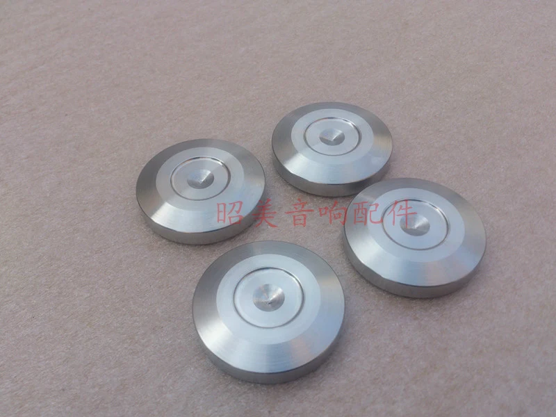 

High quality aluminum 304 stainless steel foot pad CNC 39*8mm Ottomans Shock pads for amplifier case