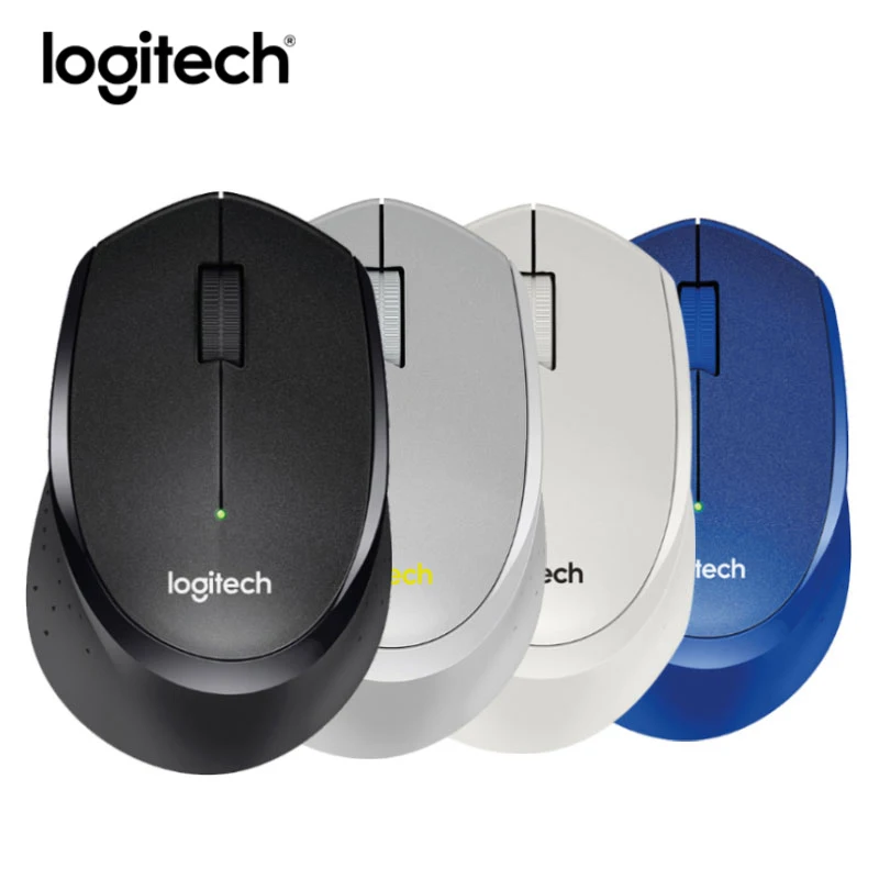 Беспроводная игровая мышь logitech M275 2,4G для ноутбука, ПК, оригинальная оптическая игровая мышь с отслеживанием, компьютерные игры, Mause, эргономичный приемник