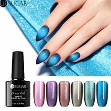UR SUGAR 7.5ml 5D Magnetic Gel Nail Polish Holographic Glitter Cat Eye UV Gel Varnish Wide Cat Eye Soak Off UV Gel Lacquer DIY ur sugar 7 5ml holographic cat eye gel soak off 3d magnetic uv gel polish shell gel nail luxuriant varnish nail art lacquer