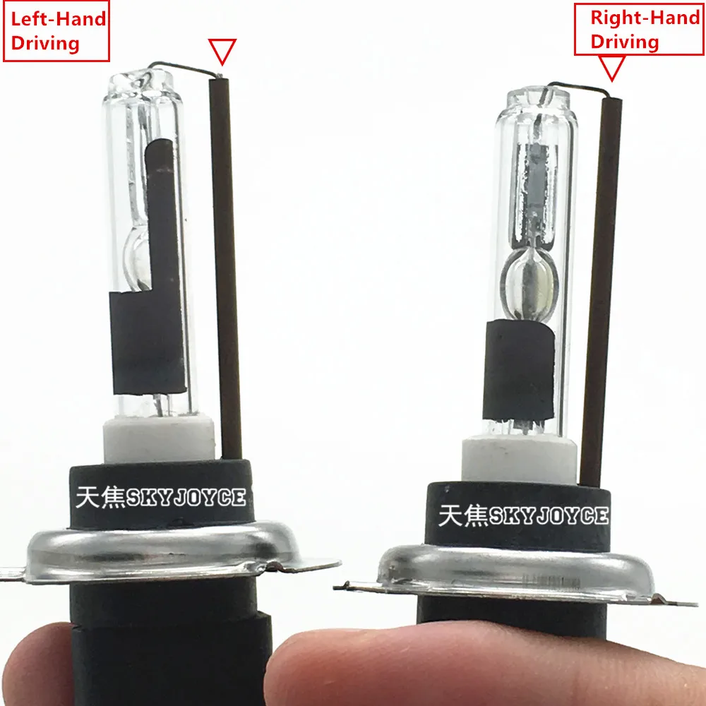 2X AC 55 Вт H7R hid ксеноновая лампа 4300 К 5000 автомобильный светильник источник